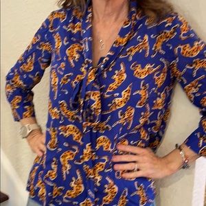 Leopard print blouse